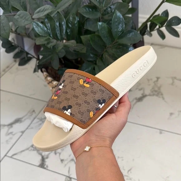 Gucci | Shoes | Gucci Mickey Mouse Slides | Poshmark display picture 1